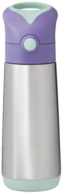 b.box Ισοθερμικό Παγούρι Με Καλαμάκι 12m+ 500ml Lilac Pop BB500103