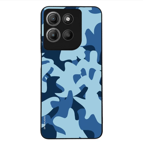 Θήκη Sonique Camouflage Army Series για Motorola Moto G15 4G / Moto G15 Power Μπλε