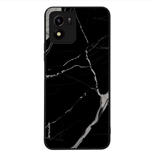 Θήκη Sonique Marble Series για VIVO Y01 4G Μαύρο