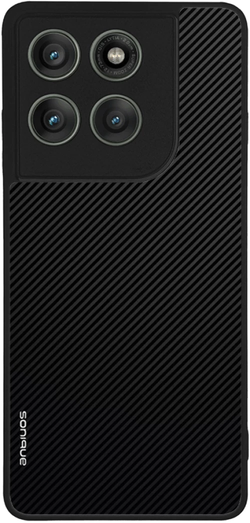 Θήκη Sonique Carbon Series για Motorola Edge 60 Pro 5G Μαύρο