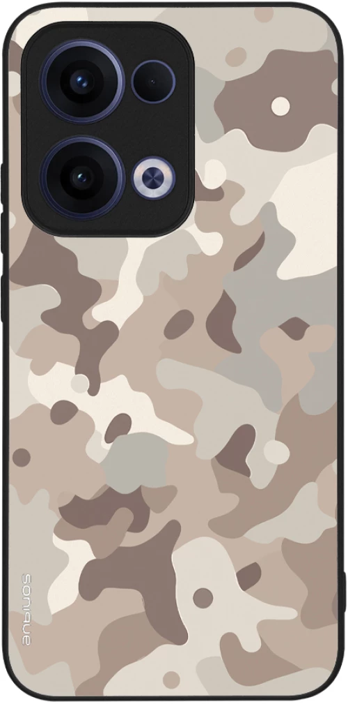 Θήκη Sonique Camouflage Army Series για Oppo Reno13 5G Μπεζ