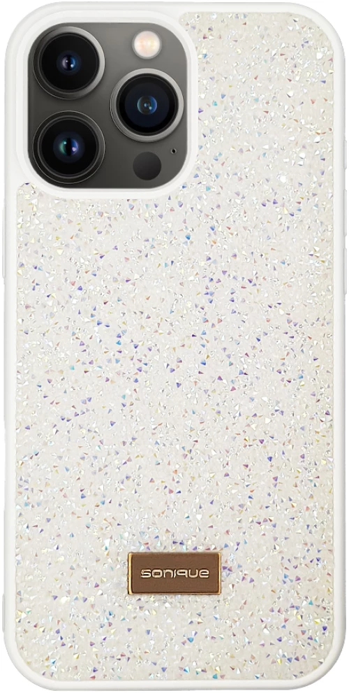 Θήκη Lux Diamond Sonique Apple iPhone 13 Pro Max Λευκό