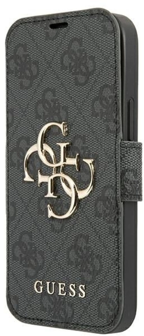 Guess gubkp13s4gmggr iphone 13 mini 5,4" szary/grey book 4g big metal logo