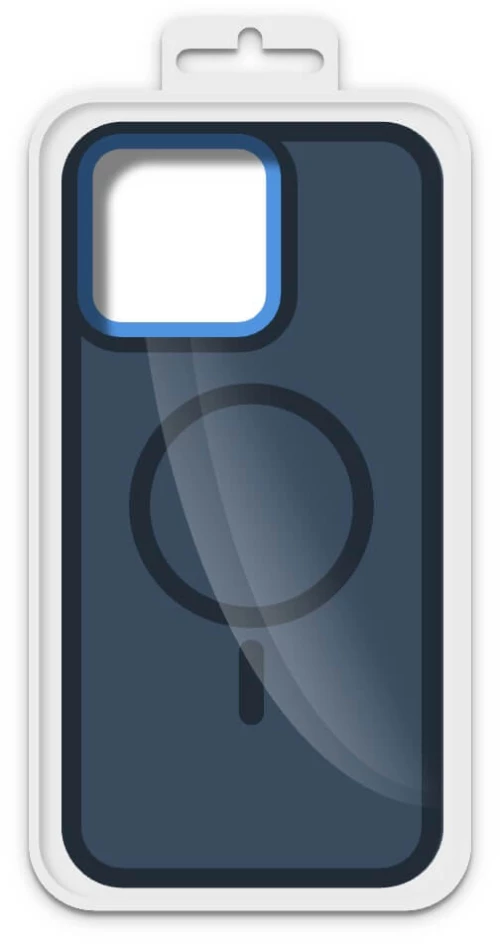 Case mat magsafe for apple iphone 12 pro navy blue box