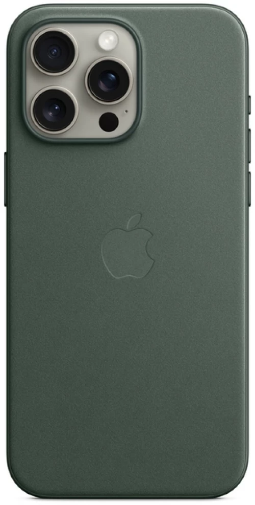 Apple finewoven case mt503zm/a iphone 15 pro max evergreen open package