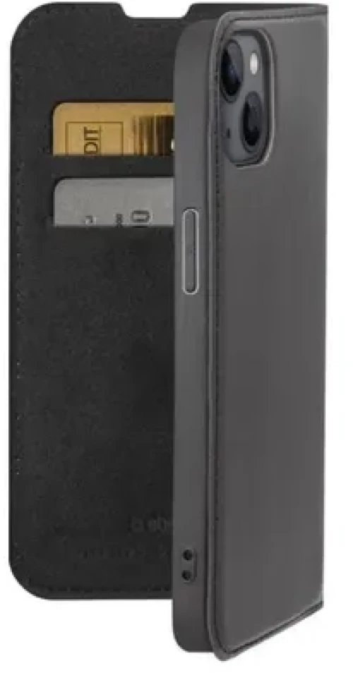 Sbs - book wallet lite case for iphone 14 plus, black