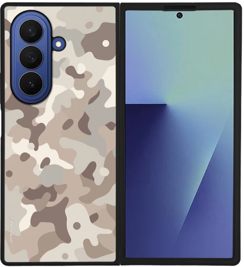 Θήκη Sonique Camouflage Army Series για Samsung Galaxy Z Fold 7 Μπεζ