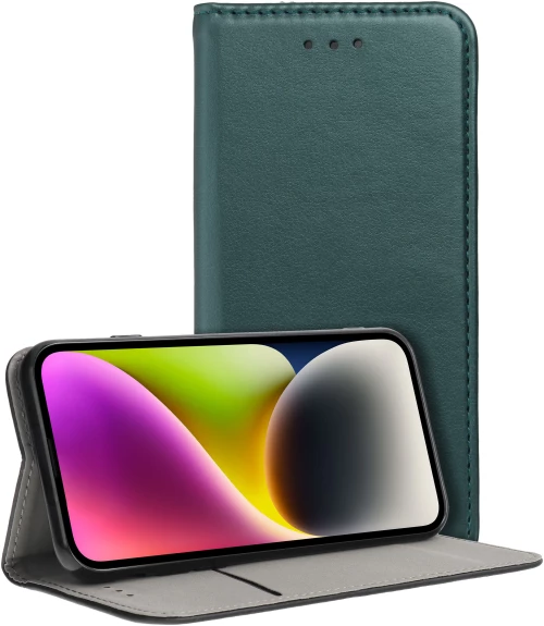 Smart Magneto Book Case For Xiaomi 15 Dark Green