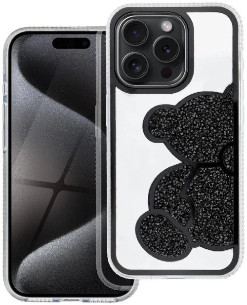 Teddy Bear Case For Iphone 16E (Se 4 2025) Black