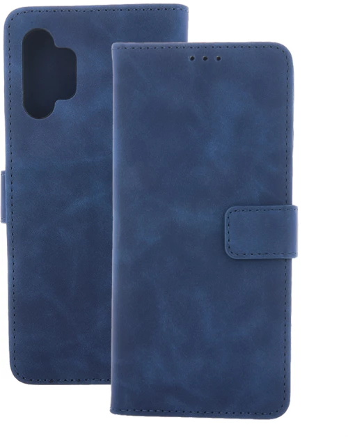 Smart velvet case for xiaomi redmi note 14 pro 5g (global) / redmi note 14 pro plus 5g (global) navy blue