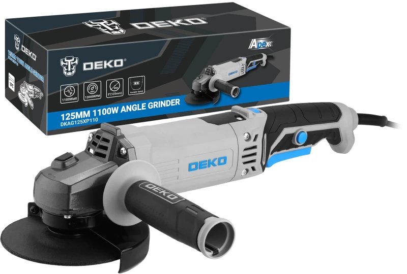 Γωνιακός Τροχός Ρυθμιζόμενος 1100W Ø125mm DEKO DKAG125XP110S