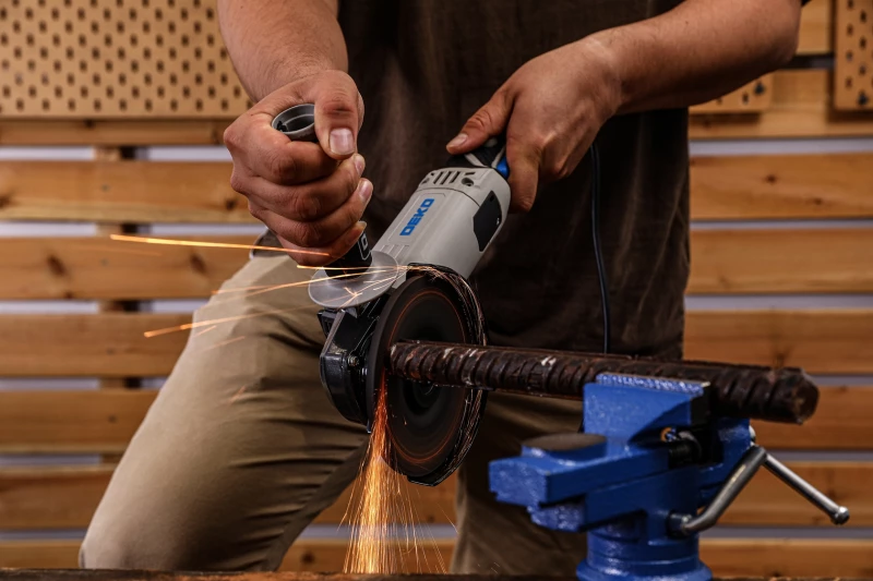 Γωνιακός Τροχός Ρυθμιζόμενος 1100W Ø125mm DEKO DKAG125XP110S