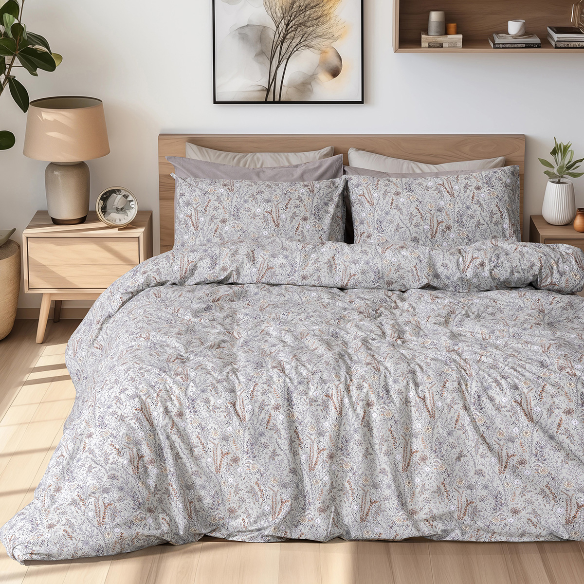 Beauty Home Σετ κουβερλί υπέρδιπλο Rene Αrt 12255 220x240 Μέντα