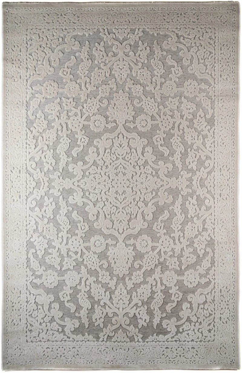 ΧΑΛΙ MUSE 522/W SILVER CREAM - Klonaras Home Fashion 160εκ - Στρόγγυλο