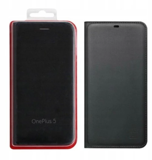 Oneplus 5 flip cover (black) damaged packaging