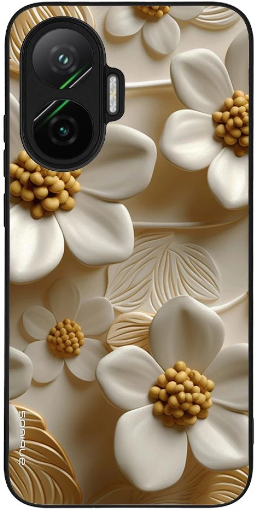 Θήκη Sonique 3D Flower Series για Xiaomi Poco F7 5G Λευκό