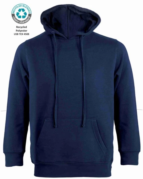 Μπλούζα φούτερ με κουκούλα 330gsm COLORS OVERSIZE DARK NAVY