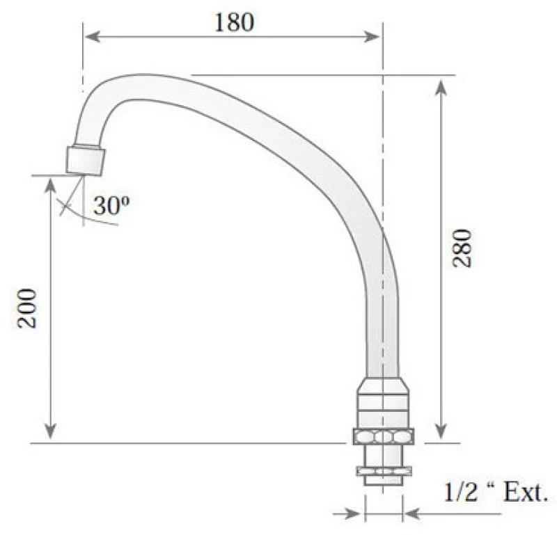 Ρουξούνι Ποδοβαλβίδας CAFF CC-170