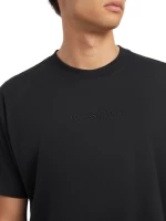 Guess ανδρικό βαμβακερό t-shirt oversized fit μαύρο M4YI44K8FQ4-JBLK