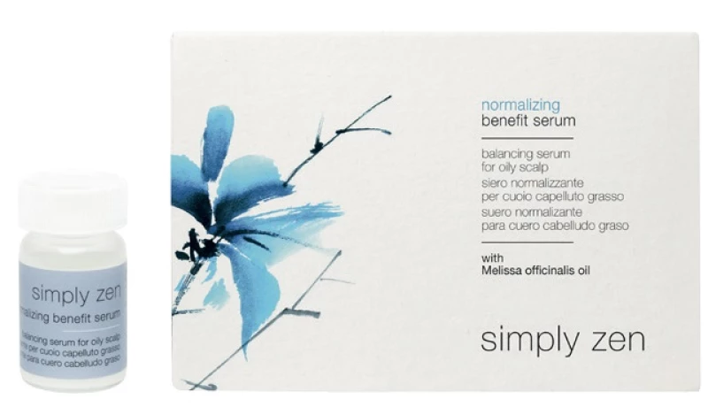 Set, Simply Zen, Normalizing, Leave In Scalp Treatment Serum, For Rebalancing, 12 pcs, 5 ml