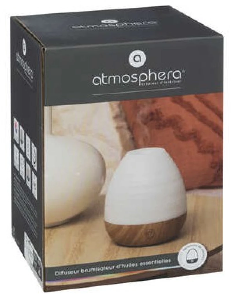 Αρωματιστής σχήμα αυγού USB/φωτιζόμενος 70ml/ 11x13 cm