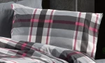 Μαξιλαροθήκη 50x70 Εκάβη 424 Grey-Bordeaux Dimcol