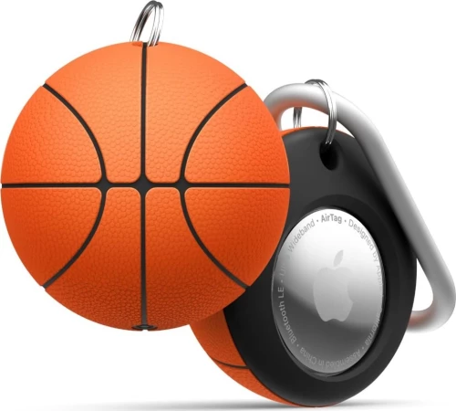 Θήκη AirTag Elago Ball Series Basketball Case Premium Σιλικόνης με Μπρελόκ - Basket (EAT2-BALL-BASKET)