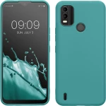 KWmobile Θήκη Σιλικόνης Nokia C21 Plus - Teal Matte (61460.57)