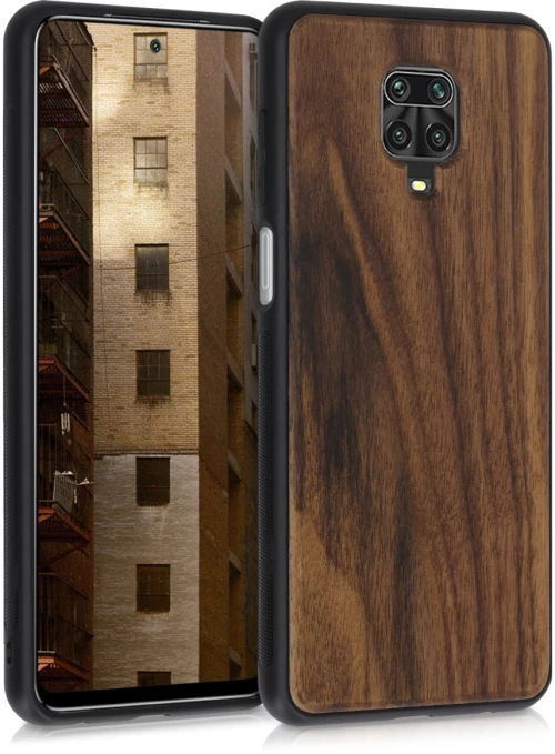 KW Σκληρή Ξύλινη Xiaomi Redmi Note 9S / 9 Pro / 9 Pro Max - Dark Brown (52146.18)