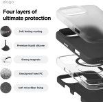 Θήκη iPhone 16 Pro Max Elago Magnetic Silicone Case Premium Σιλικόνης με MagSafe - Black (ES16MSSC69PRO-BK)