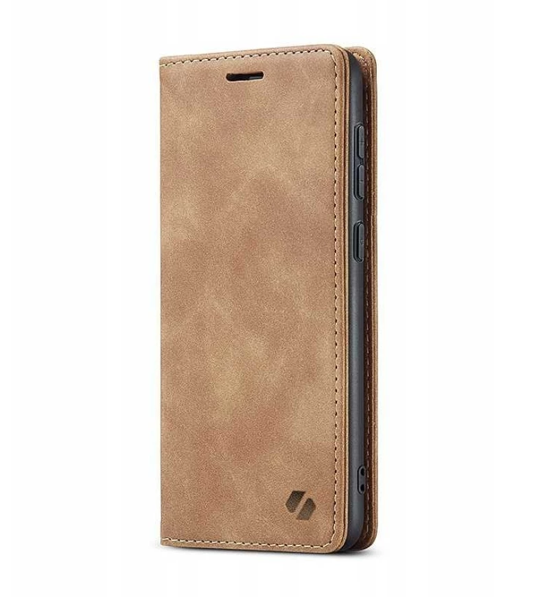 Θήκη Samsung Galaxy S25 Spacecase Wallet Πορτοφόλι - Light Brown (5905719114626)