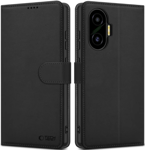 Θήκη Xiaomi Poco F7 Tech-Protect Wallet Πορτοφόλι - Black (5906302330720)