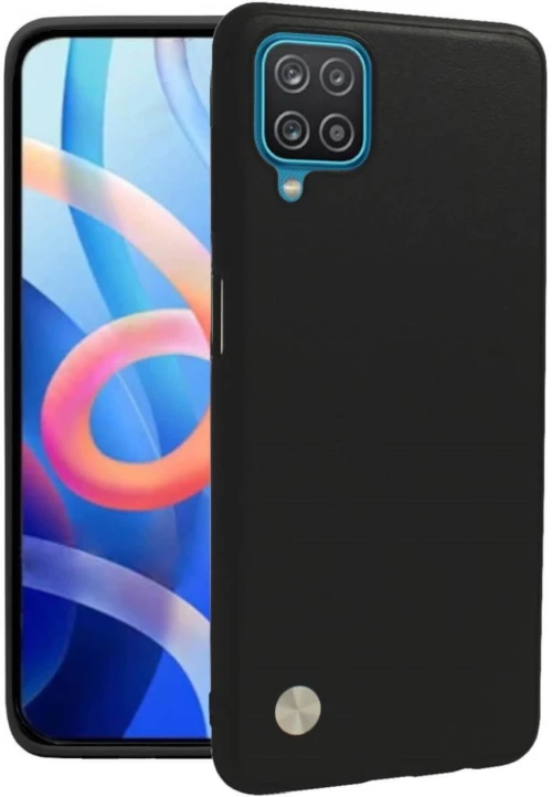 Θήκη Samsung Galaxy A12 Bodycell Vegan Cover Σκληρή - Black (5206015076374)