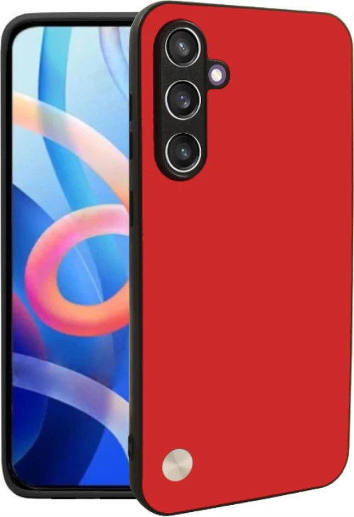 Θήκη Samsung Galaxy S23 FE Bodycell Vegan Cover Σκληρή - Red (5206015077203)