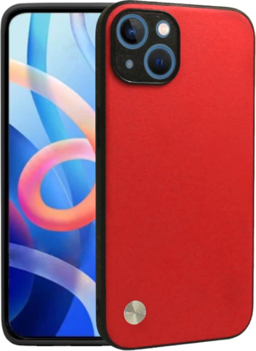 Θήκη iPhone 14 Plus Bodycell Vegan Cover Σκληρή - Red (5206015075803)