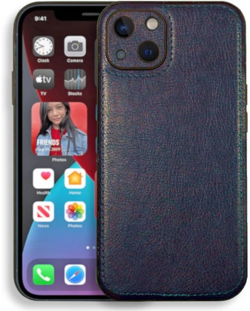 Θήκη iPhone 13 Bodycell Prestige Backcover με Πλαίσιο Κάμερας - Blue (5206015068126)