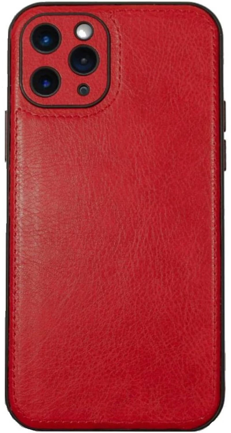 Θήκη iPhone 11 Pro Max Bodycell Prestige Backcover με Πλαίσιο Κάμερας - Red (5206015067983)