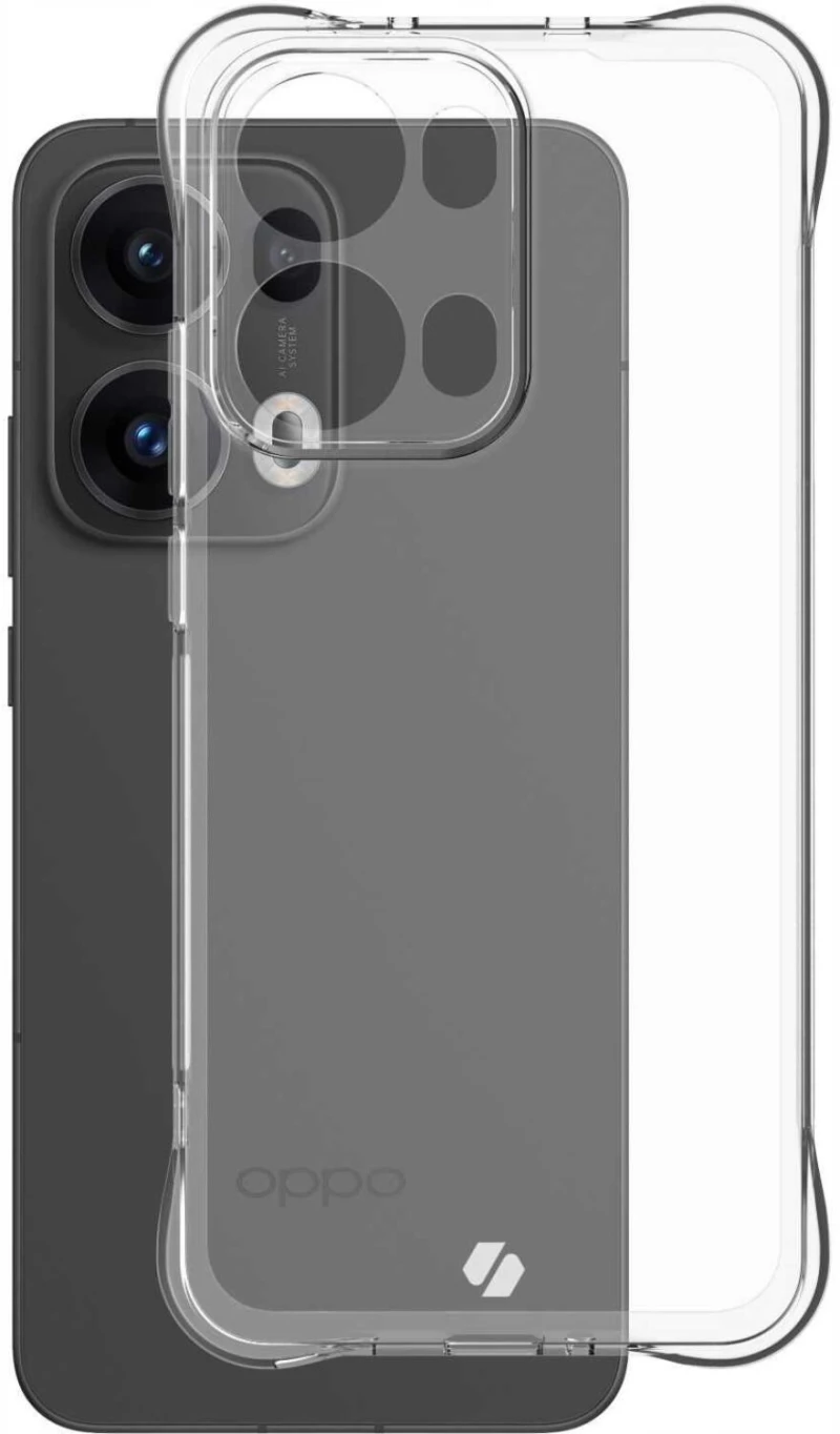 Θήκη Oppo Reno13 Pro Spacecase Anti-Shock Διάφανη Σιλικόνης 1mm - Clear (5905719118860)