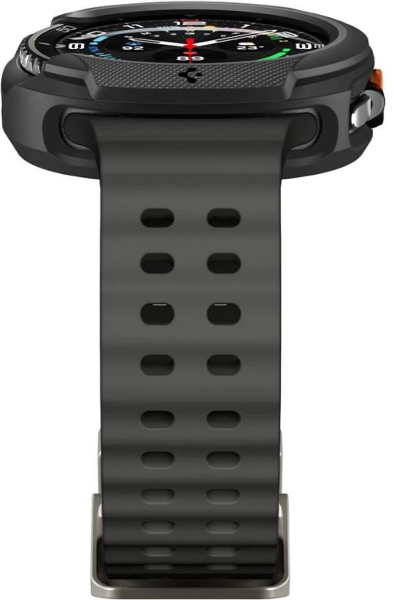 Θήκη Samsung Galaxy Watch 8 Classic 46mm Spigen Liquid Air Σιλικόνης - Matte Black (ACS09841)