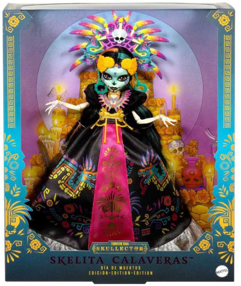 MONSTER HIGH ΣΥΛΛΕΚΤΙΚΗ ΚΟΥΚΛΑ - DÍA  DE  LOS  MUERTOS - SKELITA (#JDR63)