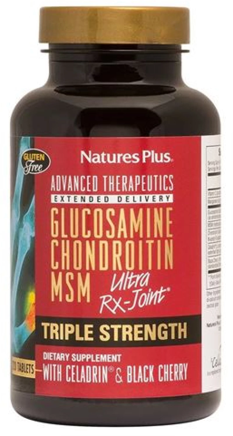 NATURE S PLUS Natures Plus Triple Strength Ultra Rx Joint για την Υγεία των Αρθρώσεων 120 Ταμπλέτες