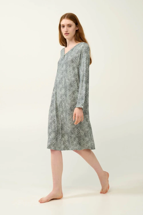 Χειμερινό Micromodal Νυχτικό Animal Print - 23015
