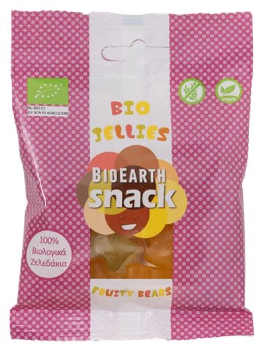 Bioearth Bio Jellies Ζελεδάκια Γεύση Fruity bears 55gr