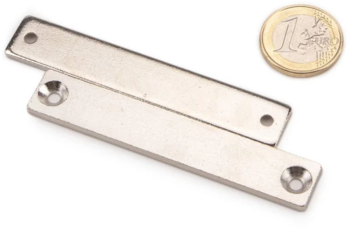 Μεταλλικό Αντικρίσμα 80x14x3mm Οπή Φρέζα