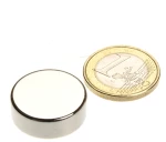 Μαγνήτης Δίσκος Φ22x10mm Νεοδυμίου Δύναμη Έλξης 22kg