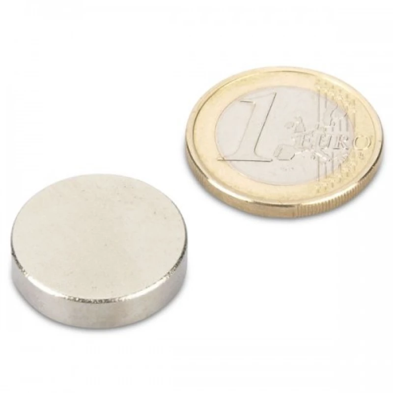 Μαγνήτης Δίσκος Φ20x5mm Smco +350°C Δύναμη Έλξης 4,3kg