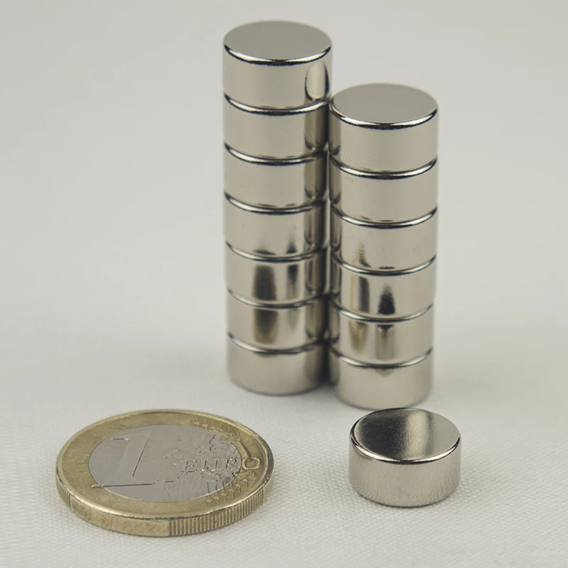 Μαγνήτης Δίσκος Φ12x6mm Νεοδυμίου Δύναμη Έλξης 3,9kg