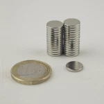 Μαγνήτης Δίσκος Φ10x1.5mm Νεοδυμίου Δύναμη Έλξης 810gr