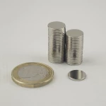 Μαγνήτης Δίσκος Φ10x1mm Νεοδυμίου Δύναμη Έλξης 500gr