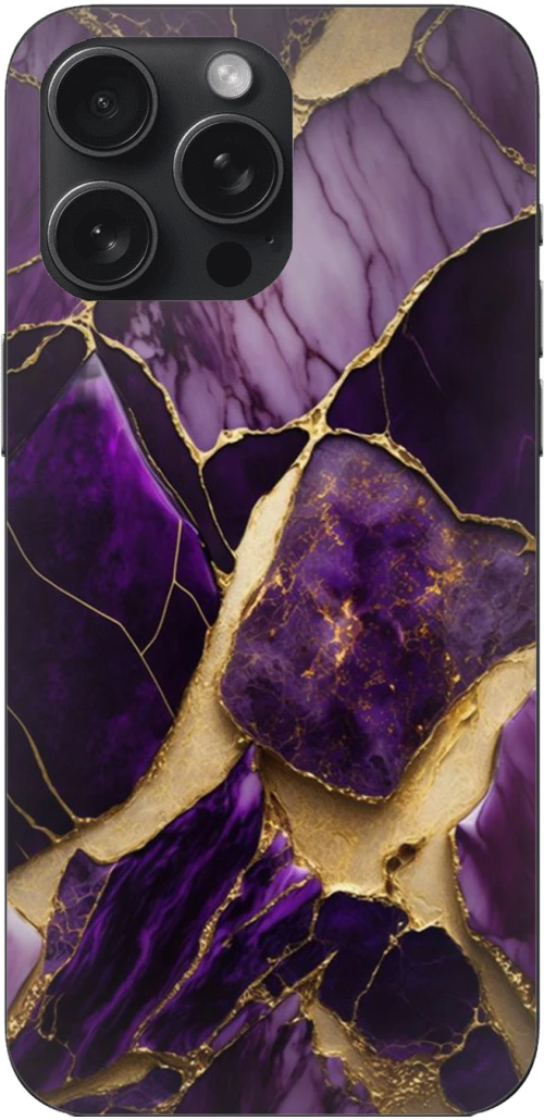 Marble Black-Purple